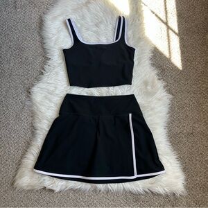 Abercrombie & Fitch Black YPB Tank Top with White Trim